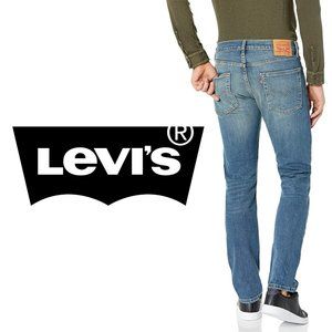 Levi's Men's Blue Slim Straight Jeans